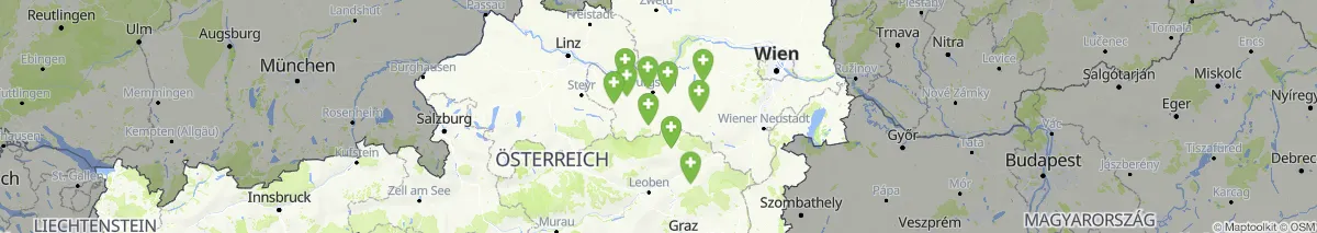 Kartenansicht für Apotheken-Notdienste in der Nähe von Puchenstuben (Gemeinde, Niederösterreich) (70)